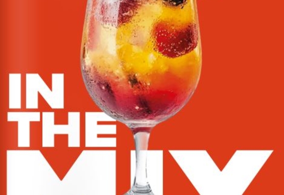 march cover picture of a cocktail with the words IN THE MIX